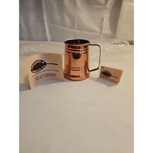 Benjamin & Medwin Copper Mug 4.25" Tall By Douro With Tags & Instructions